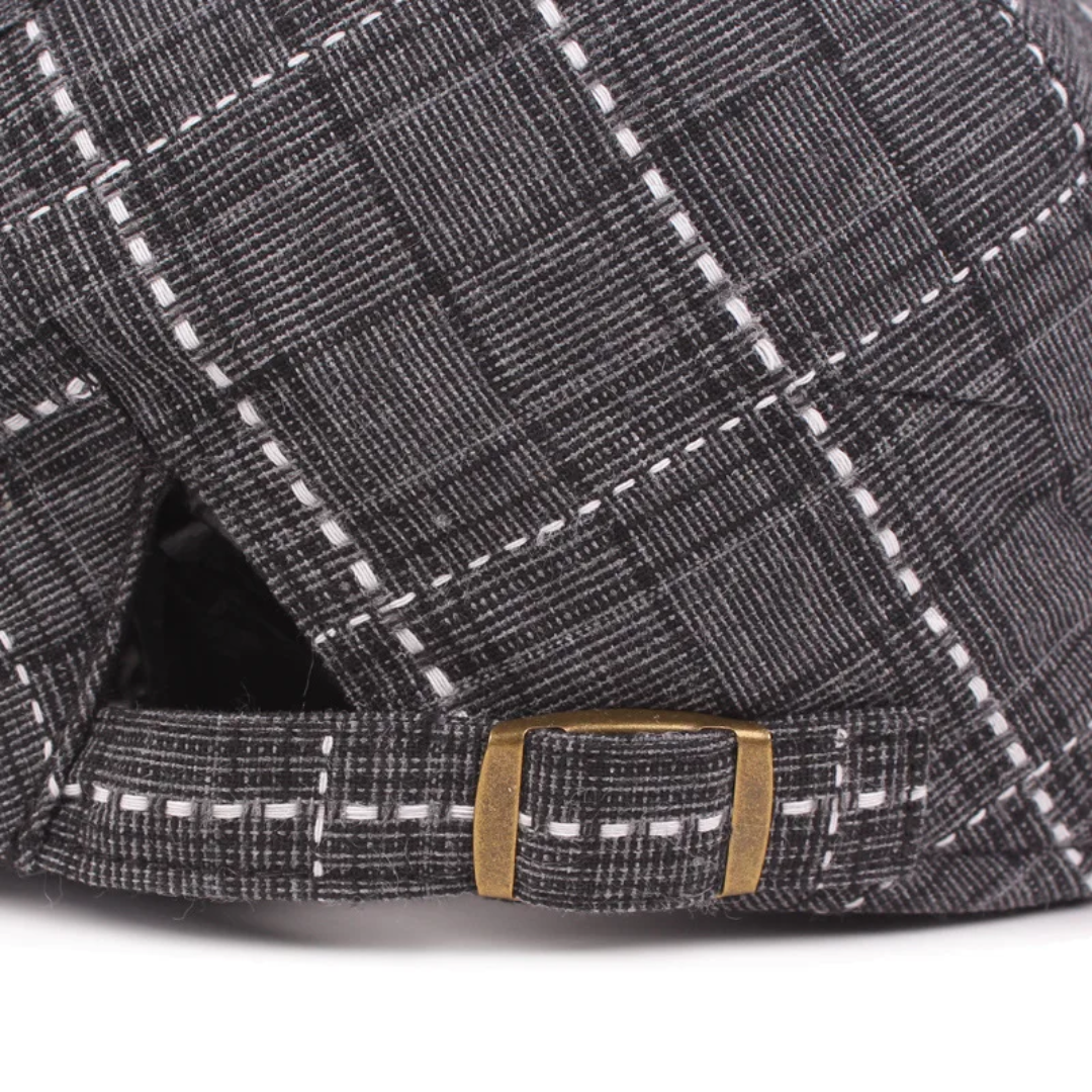 Lewis | Vintage Justerbar Flat Cap