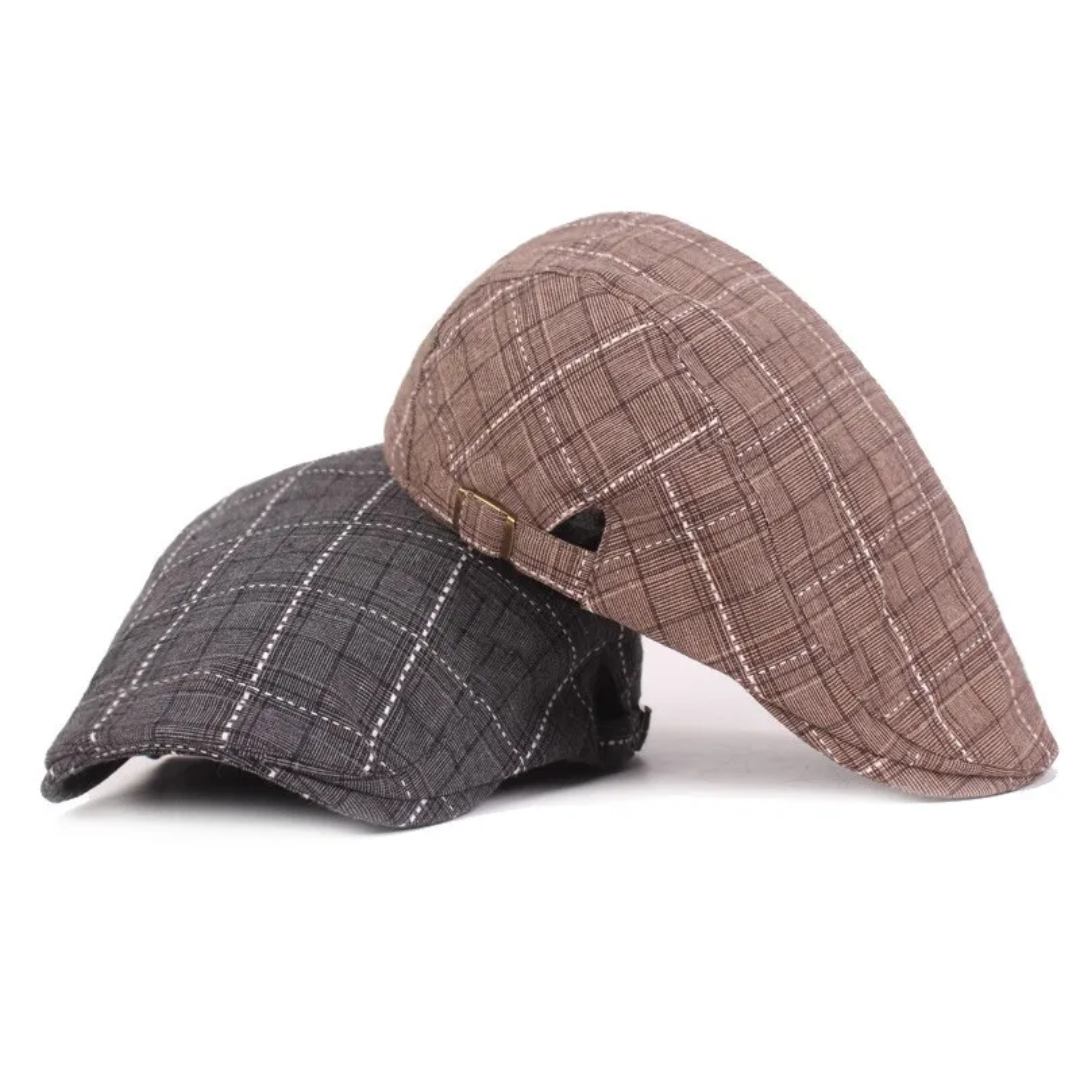 Lewis | Vintage Justerbar Flat Cap