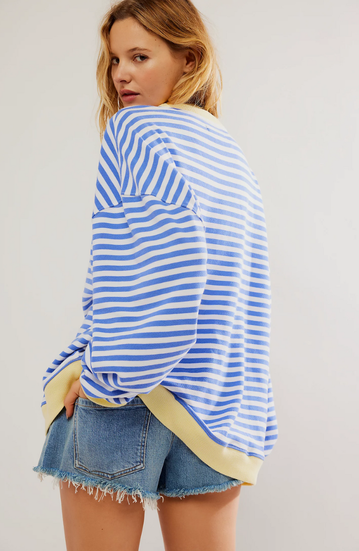 Gaby | Stribet oversize trøje