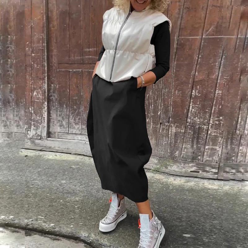 Penelope | Simple and elegant women’s dress with pocket