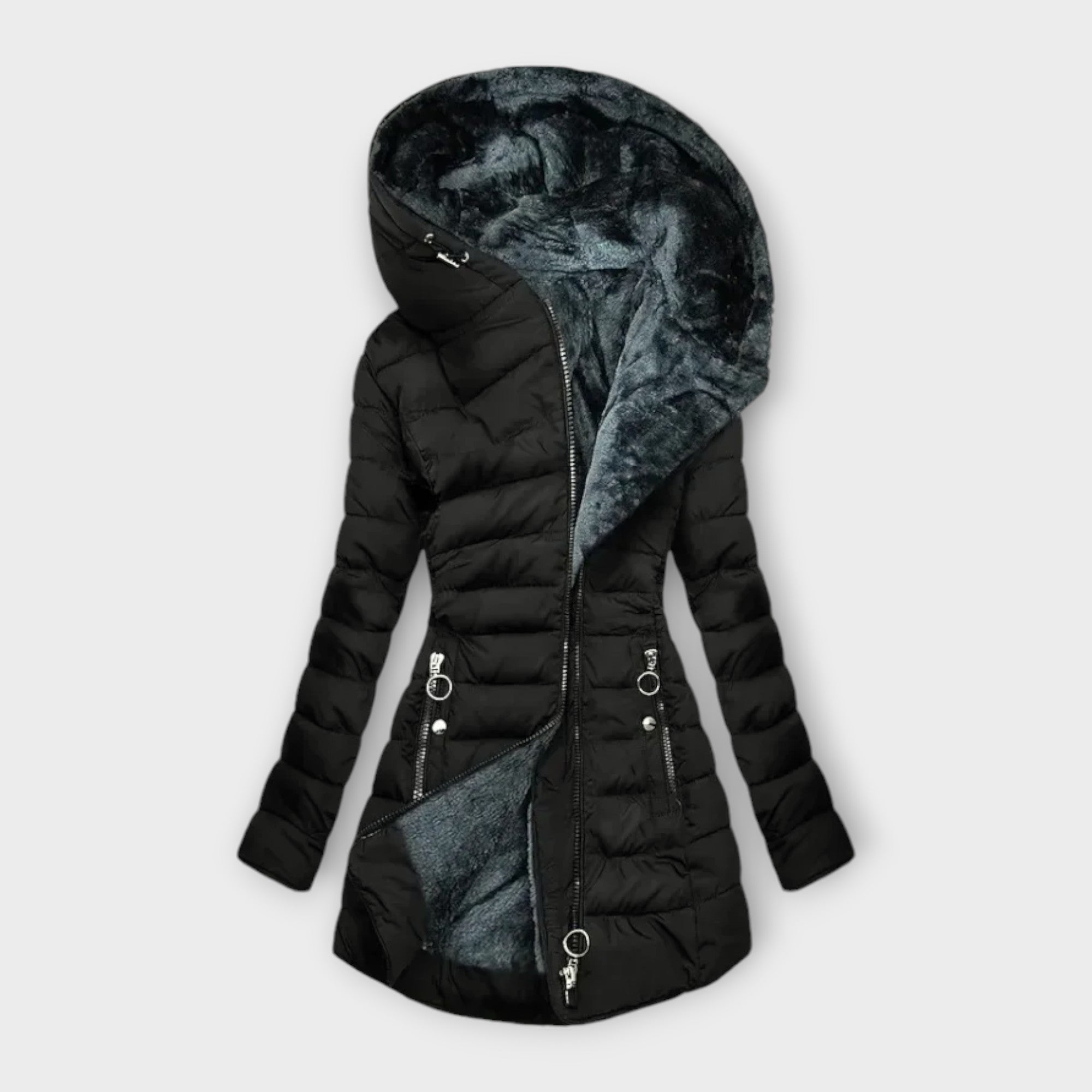 Hailey | Cozy Fur-Lined Coat