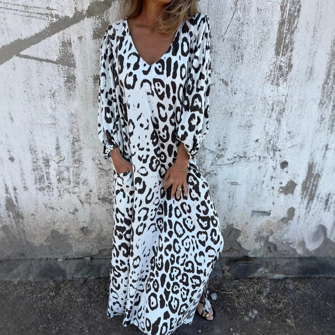 Maja | Leopardmønstret kjole