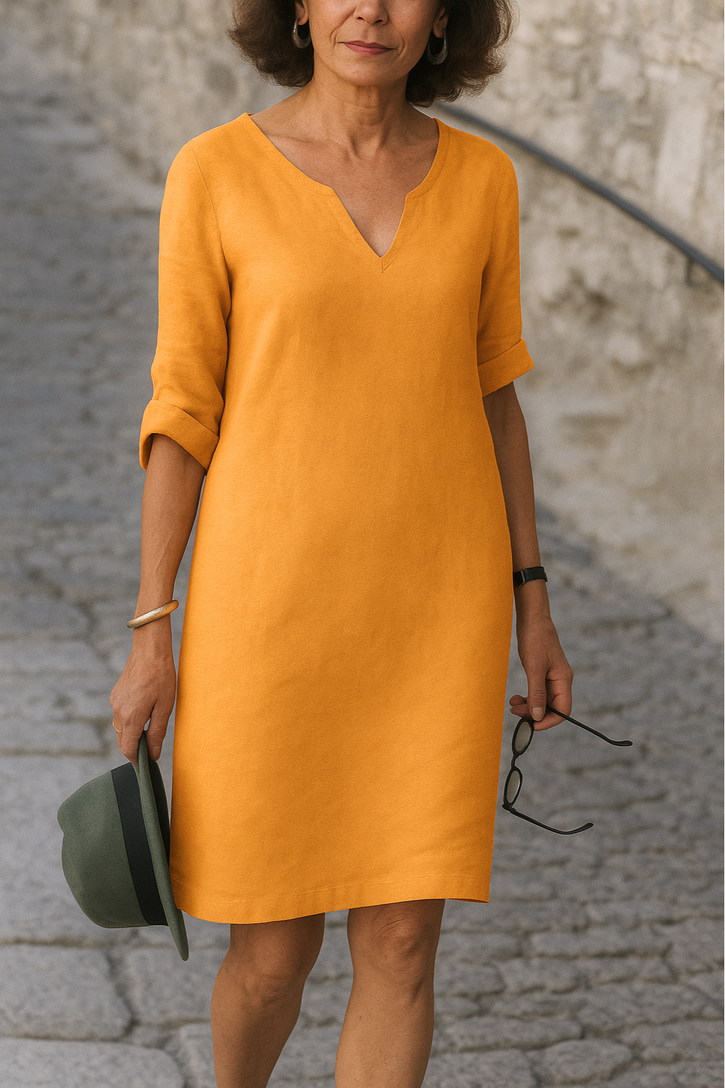 Helena | Elegant dress with V-neck