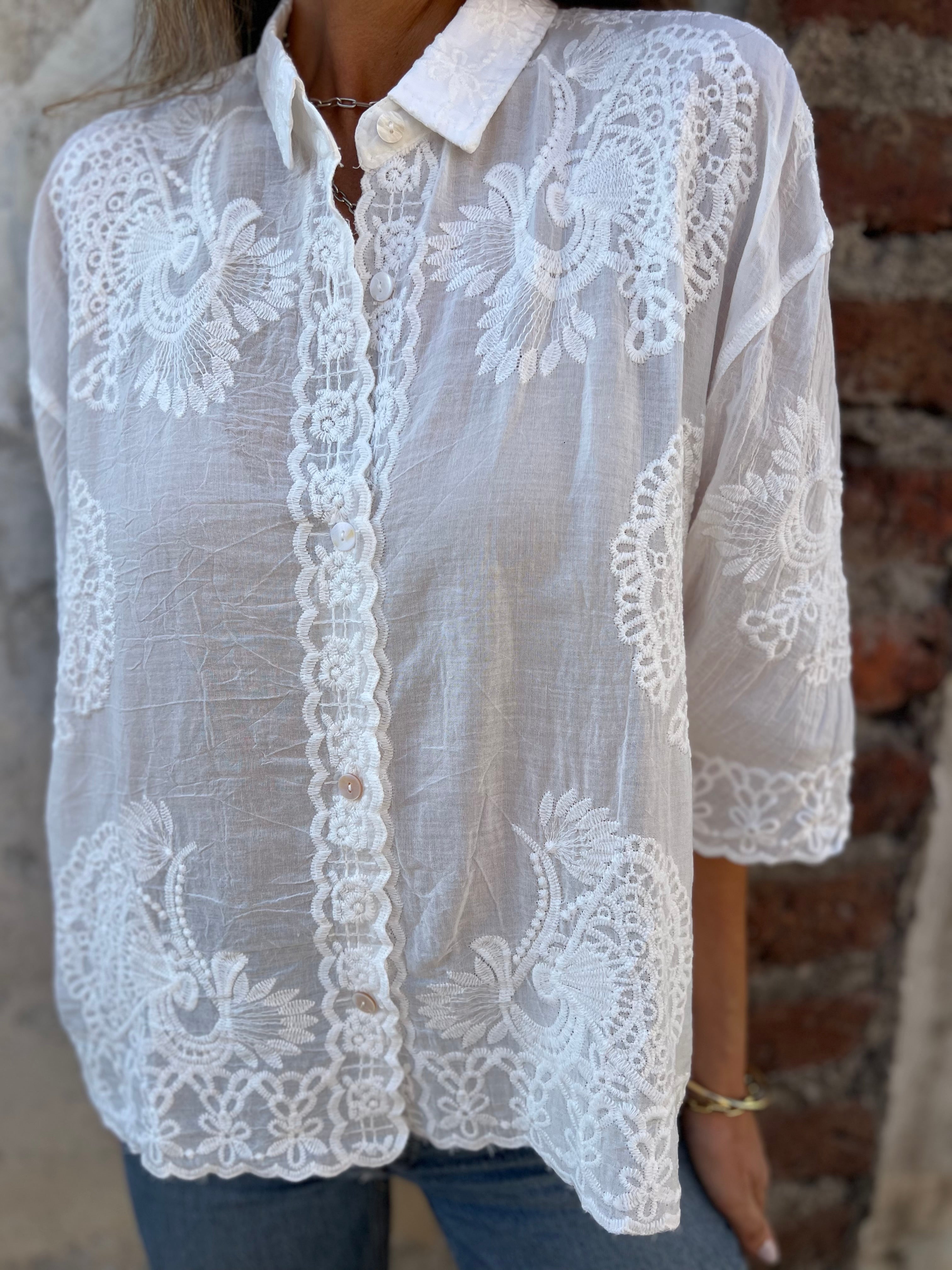 Lola | Luxurious blouse with beautiful pattern