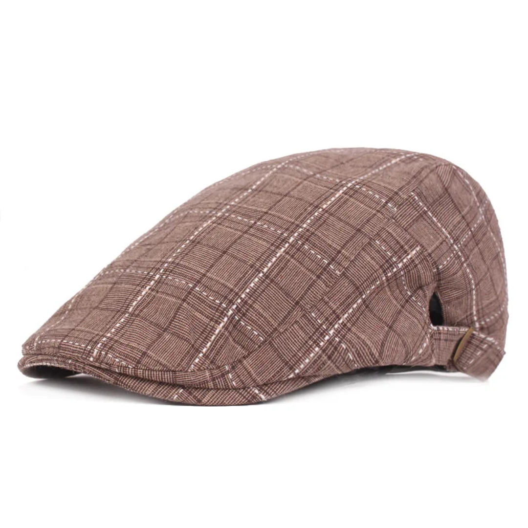 Lewis | Vintage Justerbar Flat Cap
