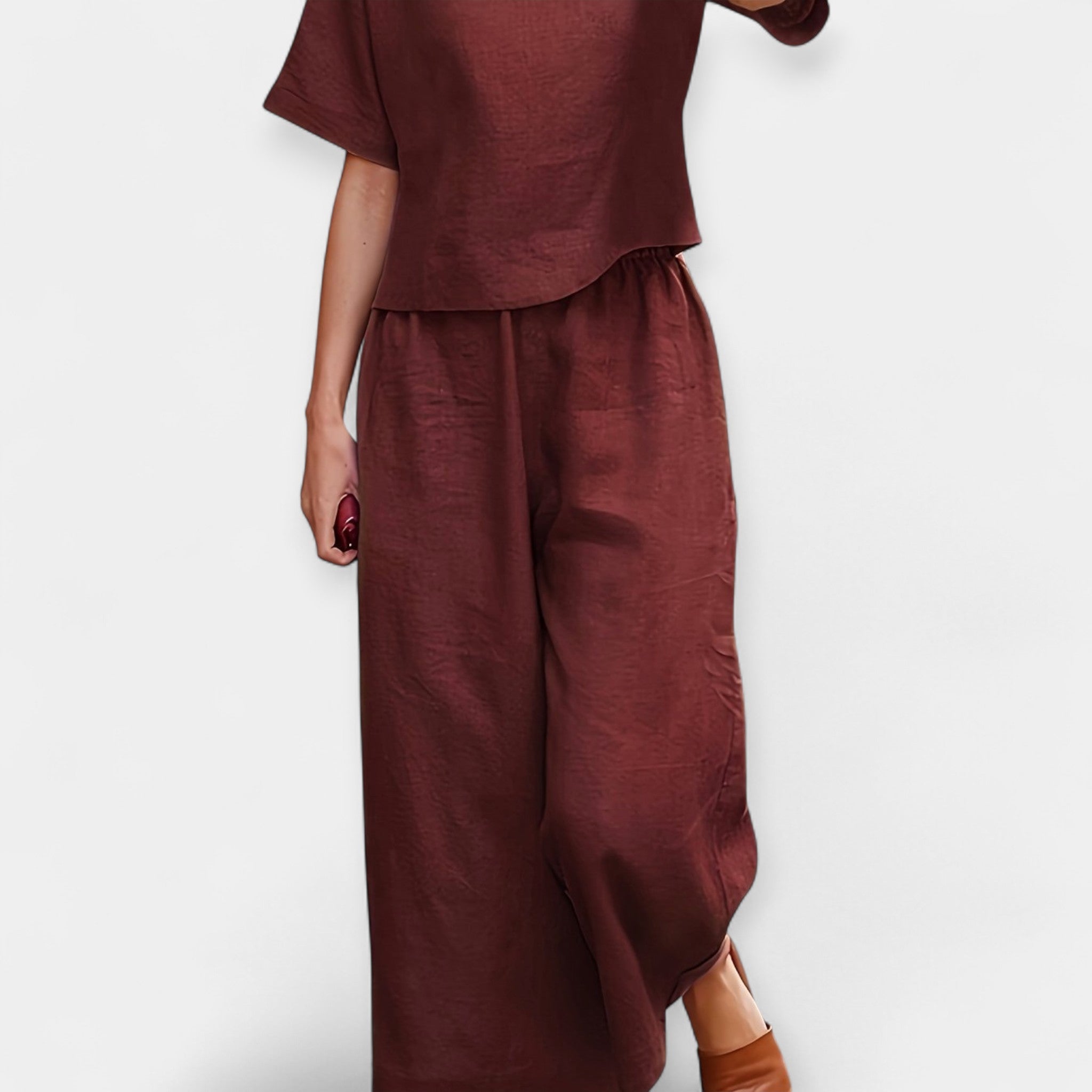 Breezy Short Sleeve Pantsuit