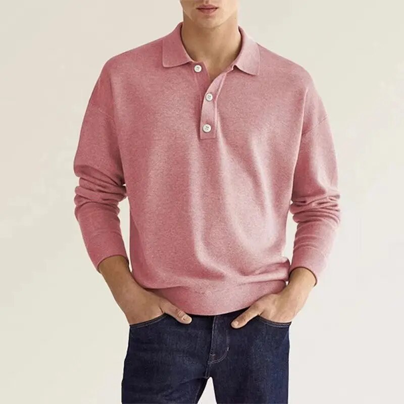 Basic polo (lange mouwen)