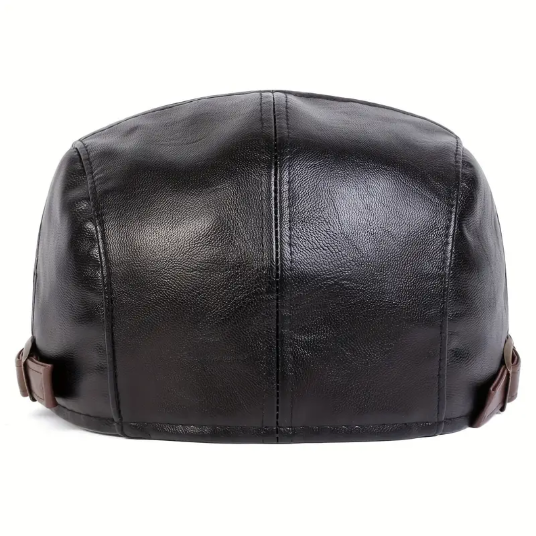 Thomas | Heritage Leather Flat Cap