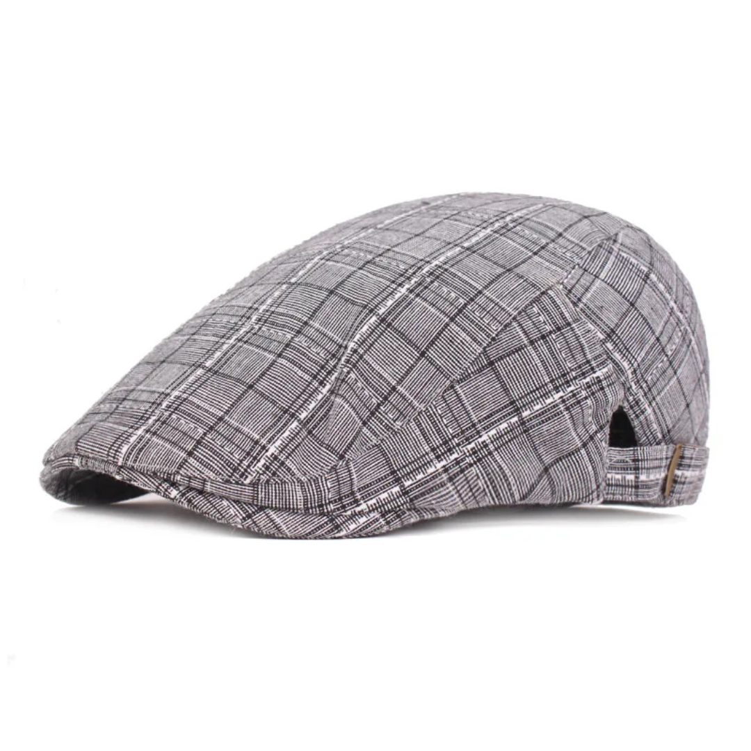 Lewis | Vintage Justerbar Flat Cap