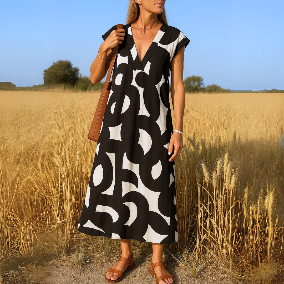Charlotte | Flowing dress with V-neck