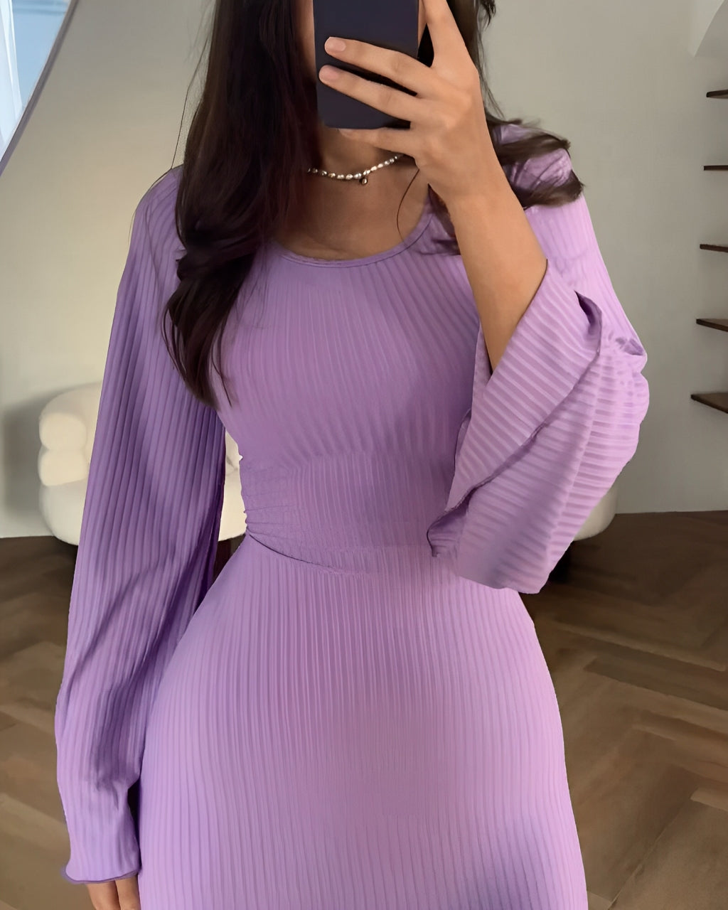 Nilsa | Elegant strikket maxikjole