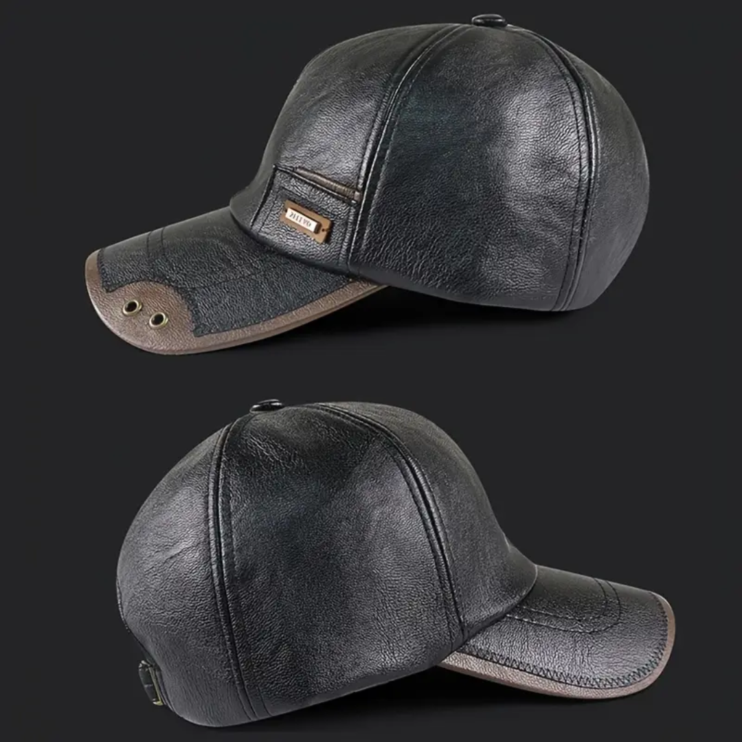 Harvey | Classic weather-resistant leather cap