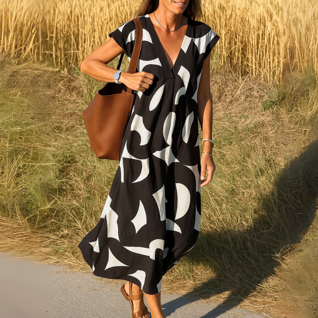 Charlotte | Flowing dress with V-neck