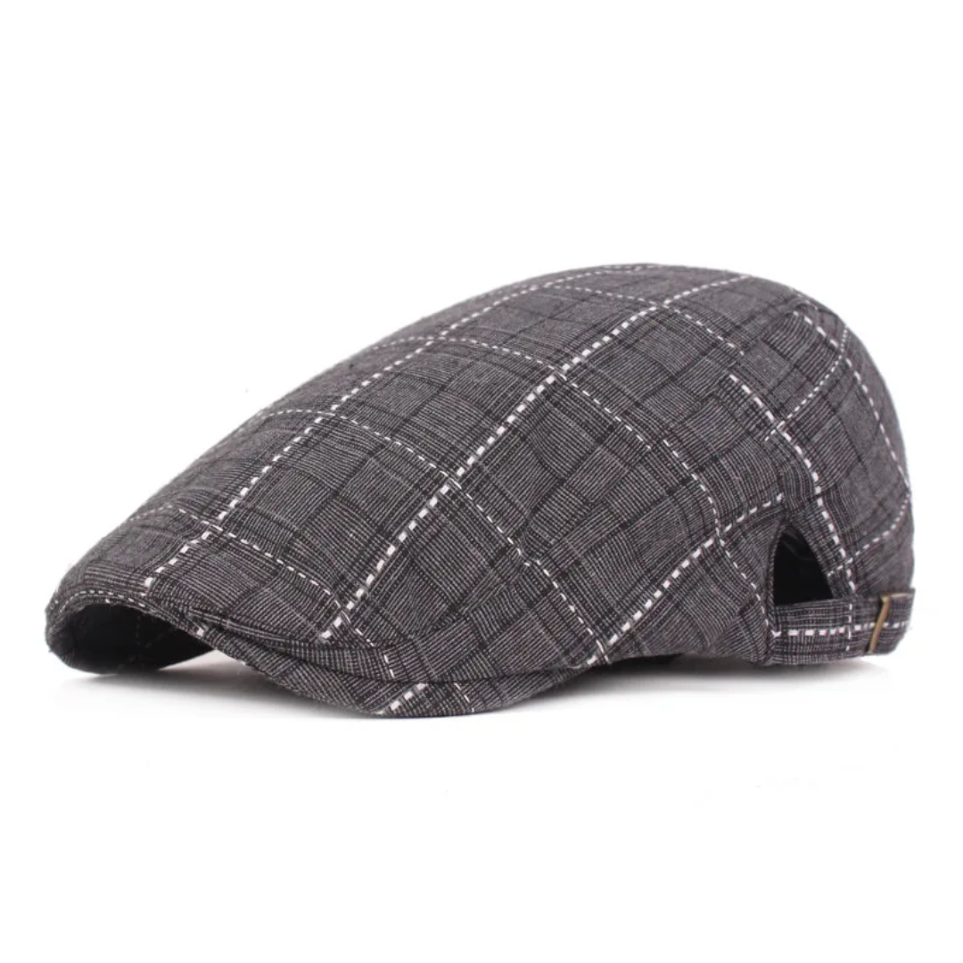 Lewis | Vintage Justerbar Flat Cap