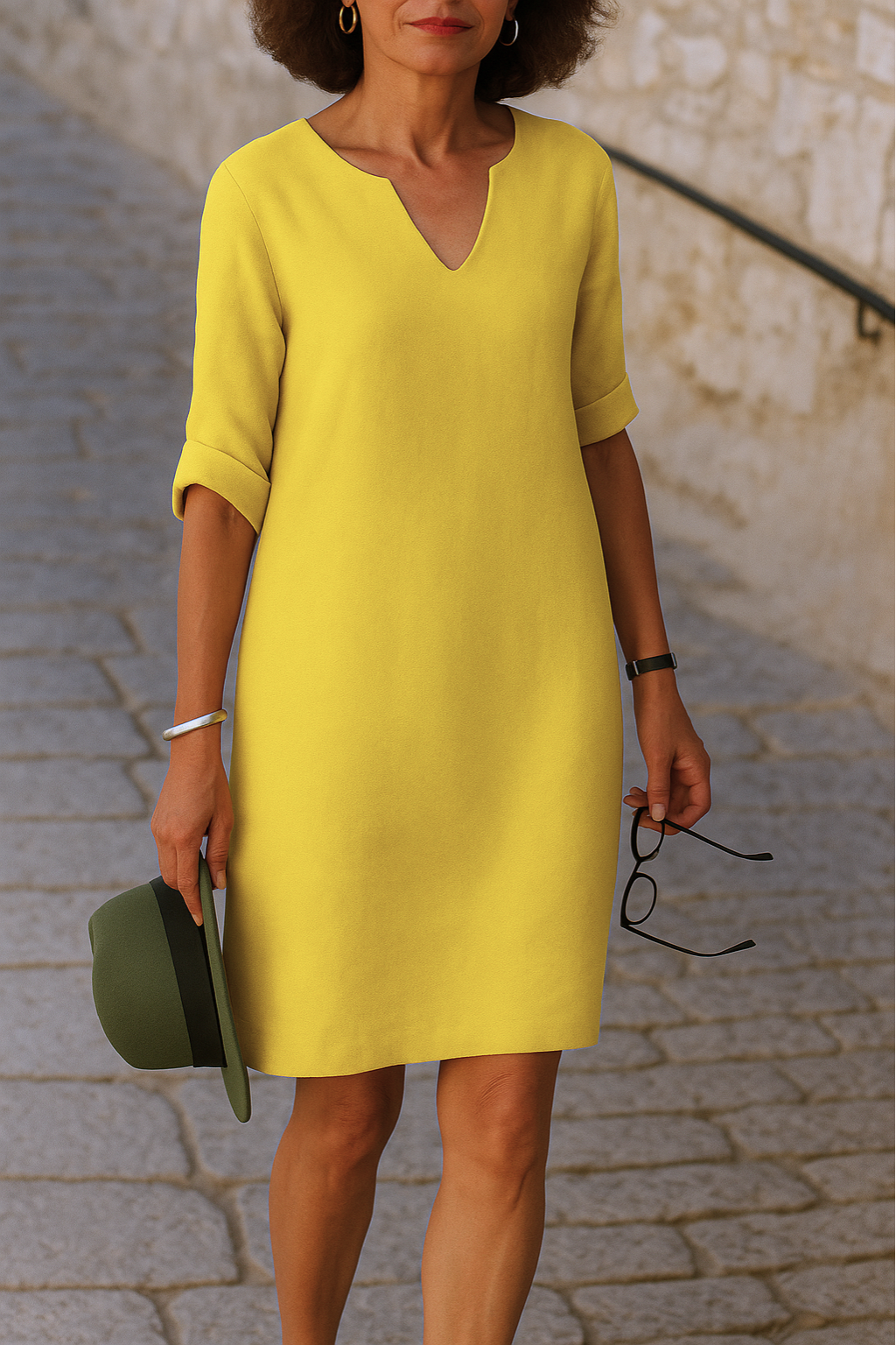 Helena | Elegant dress with V-neck