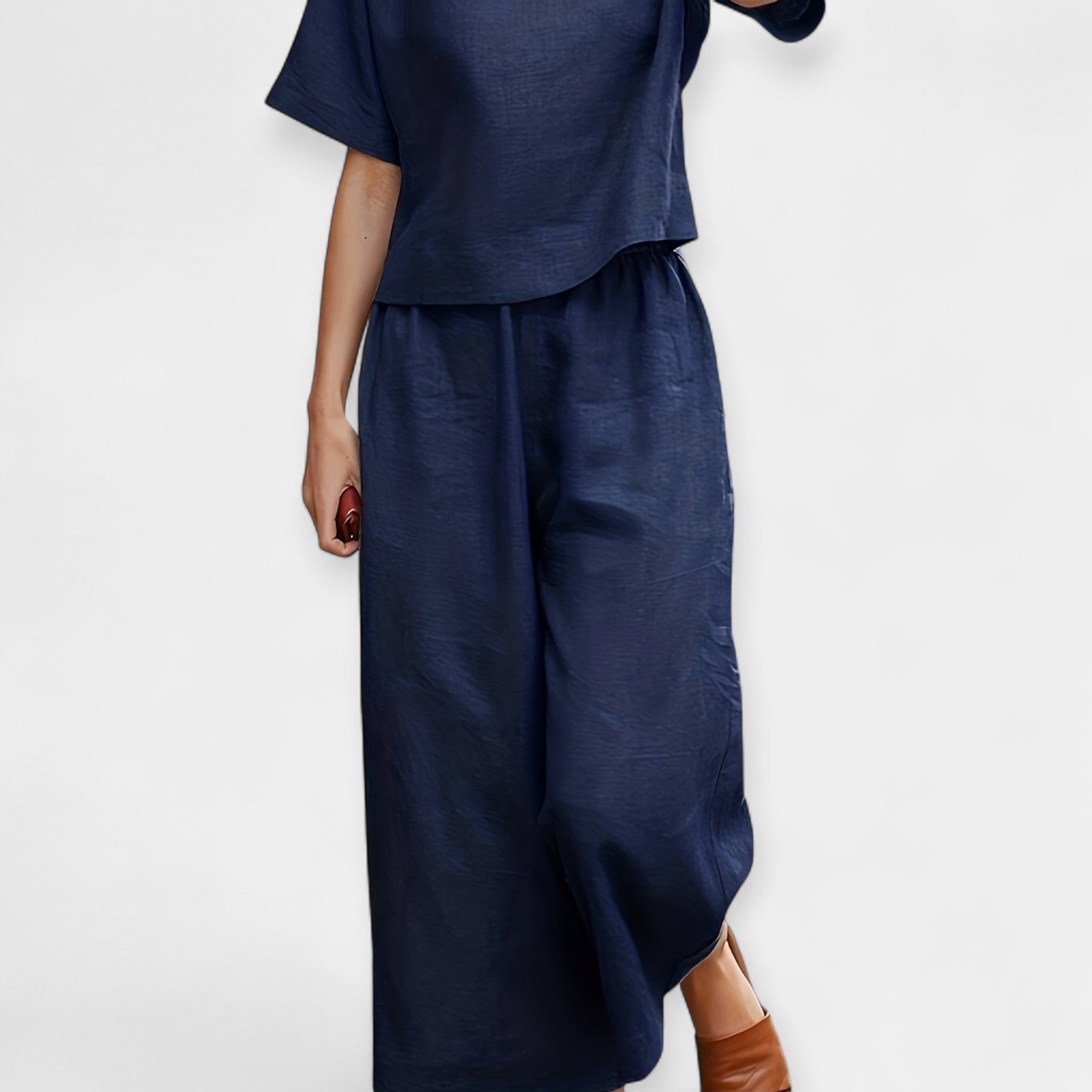 Breezy Short Sleeve Pantsuit