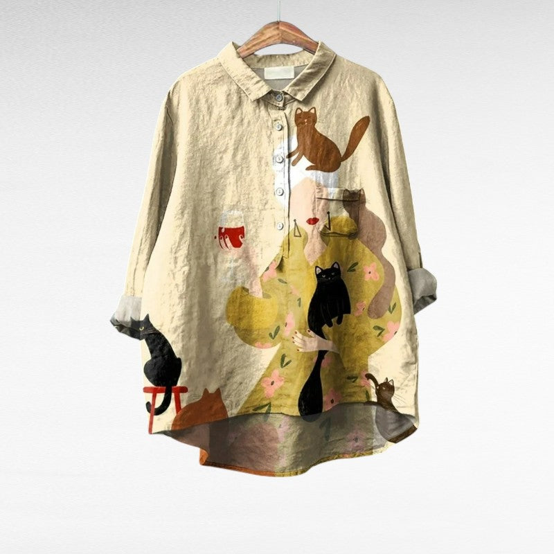 Svea | Moderigtig vintage-bluse