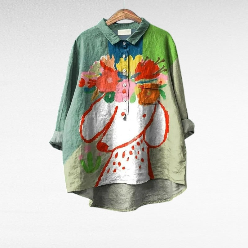 Svenja | Moderigtig vintage-bluse