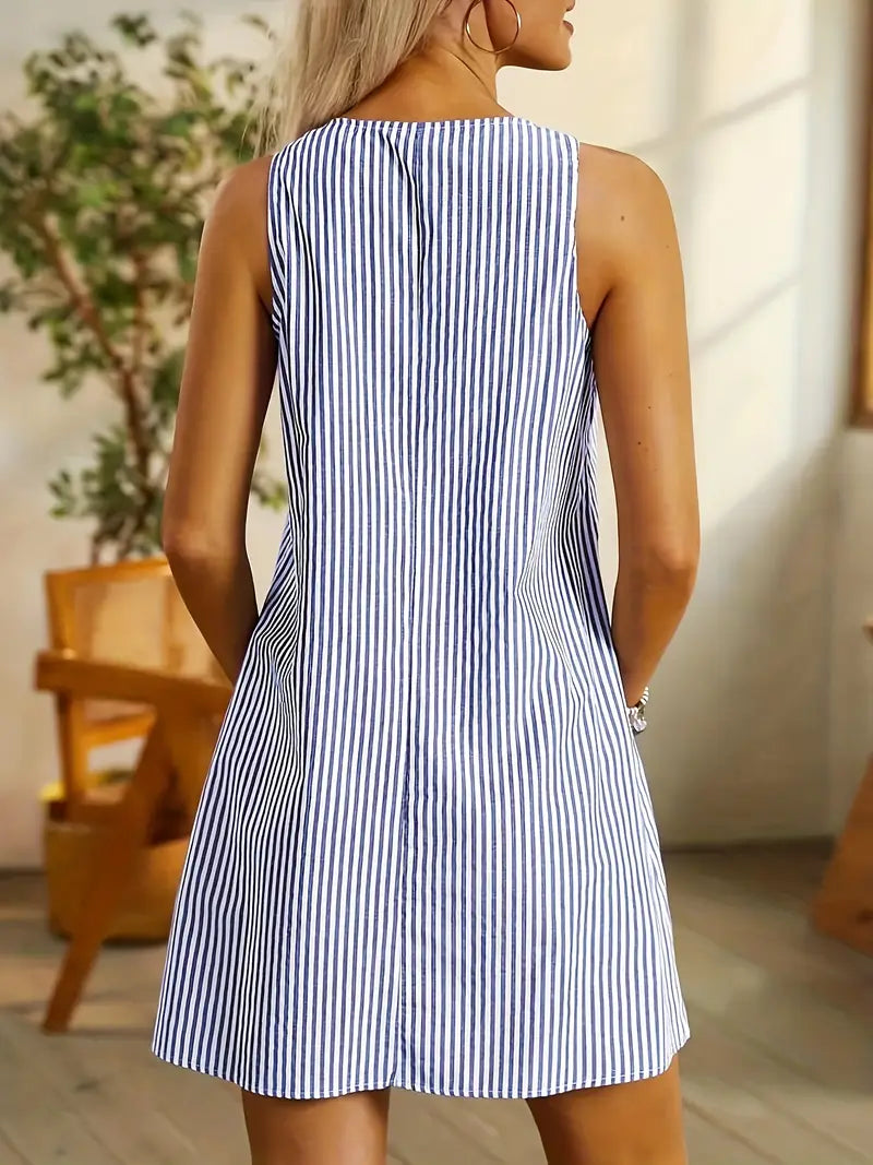 Sophie | Short, light striped dress