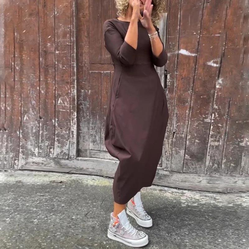 Penelope | Simple and elegant women’s dress with pocket