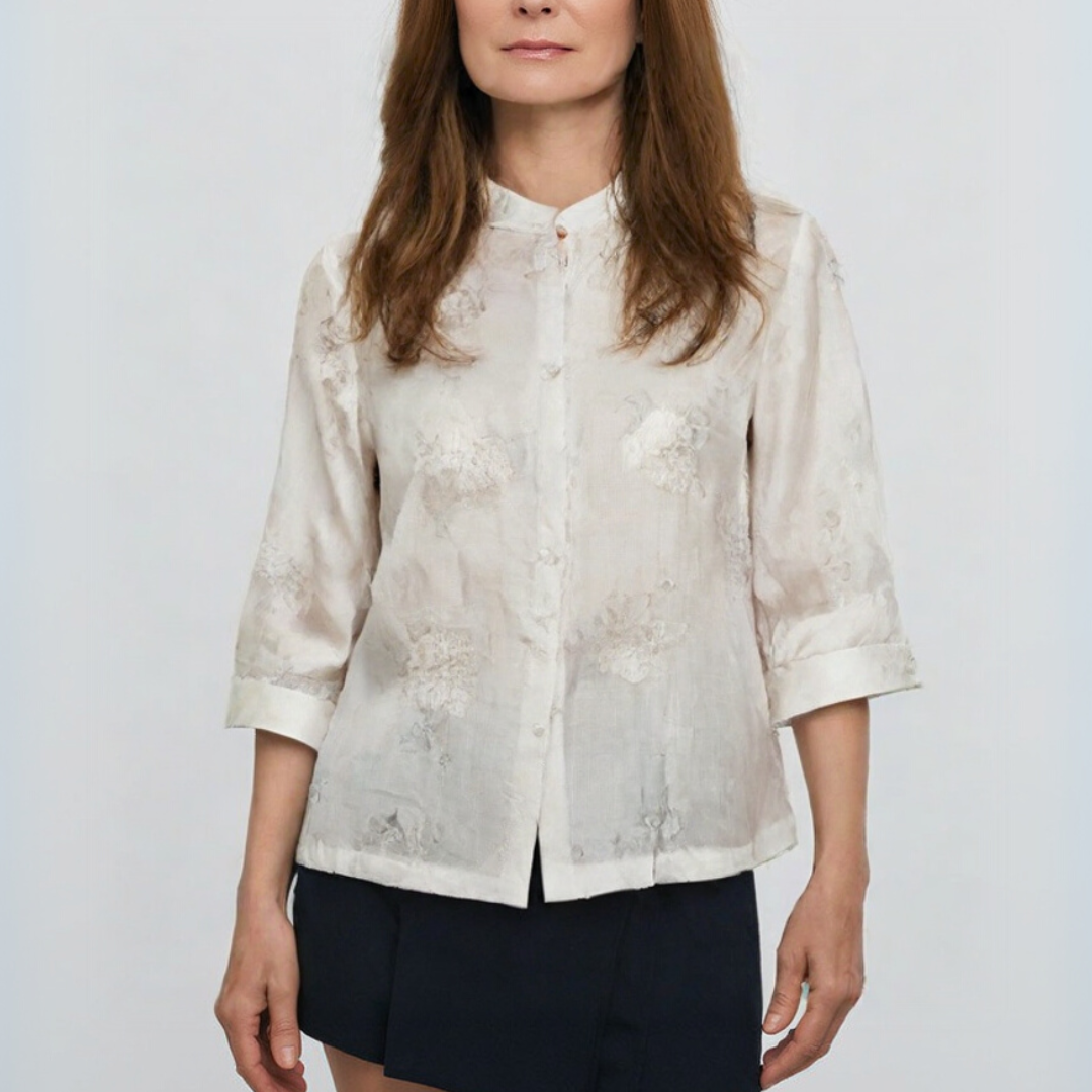 Imogen | Luxurious embroidered blouse