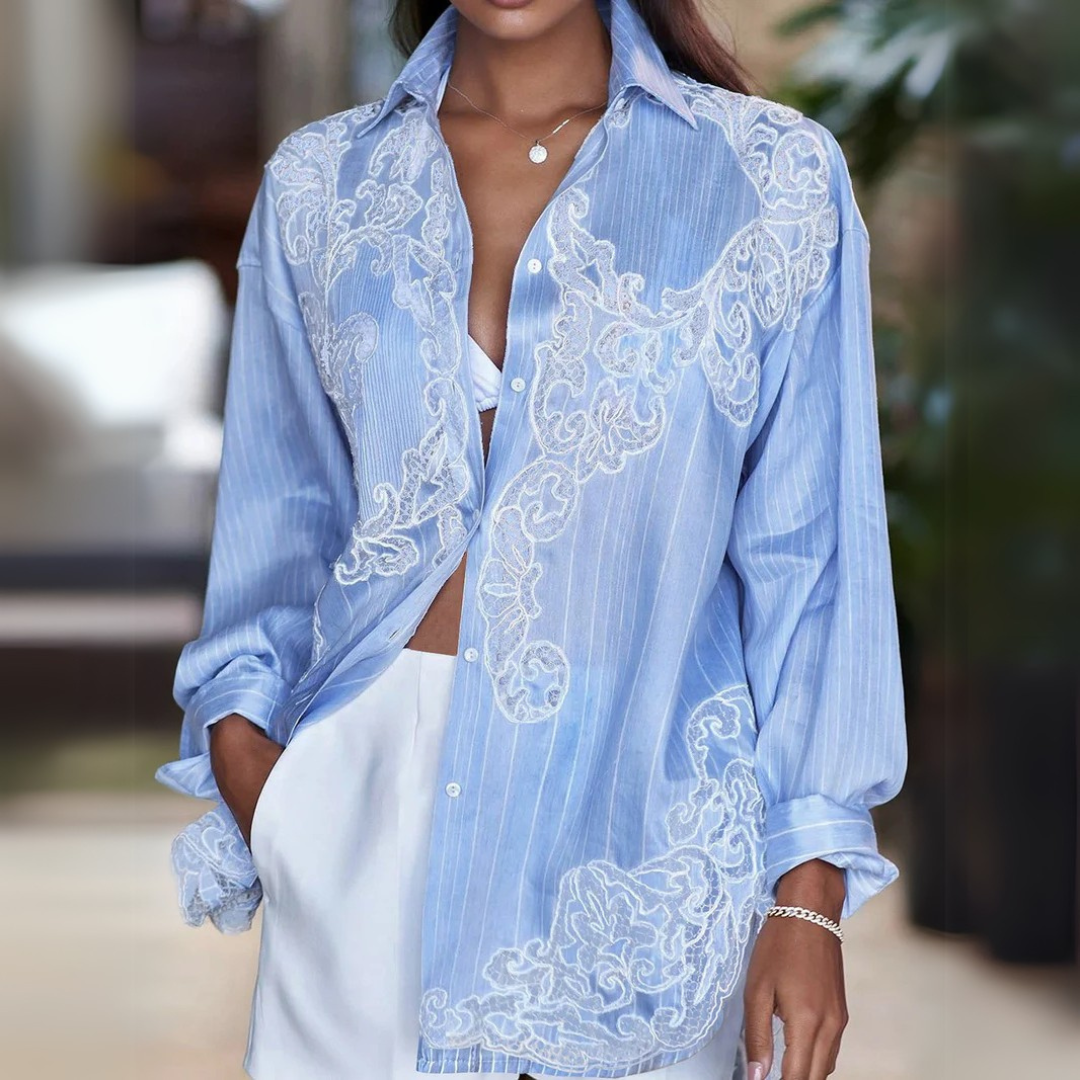 Marlowe | Luxurious blouse with pattern