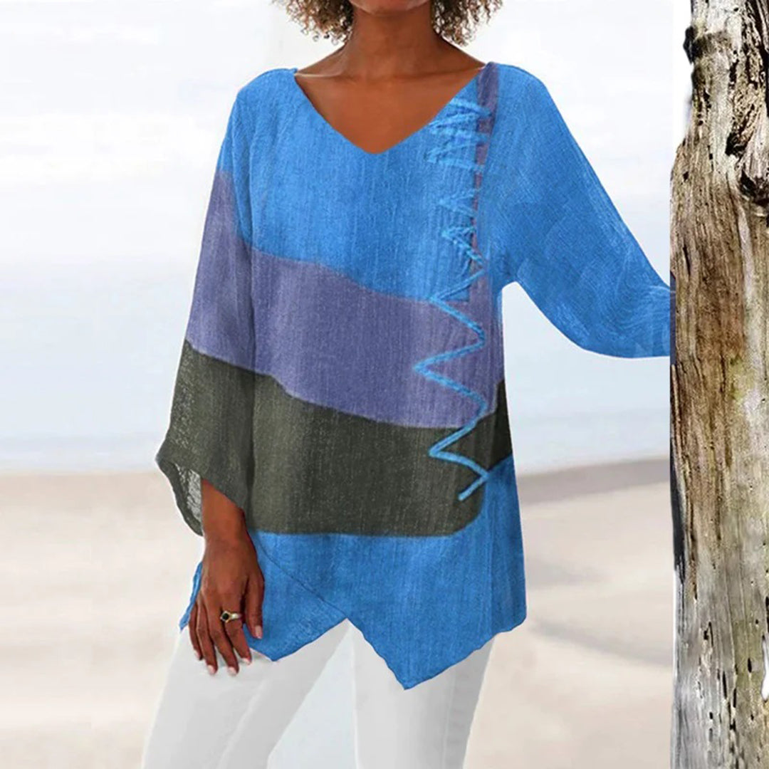 Selma | Elegant sommertop i overstørrelse