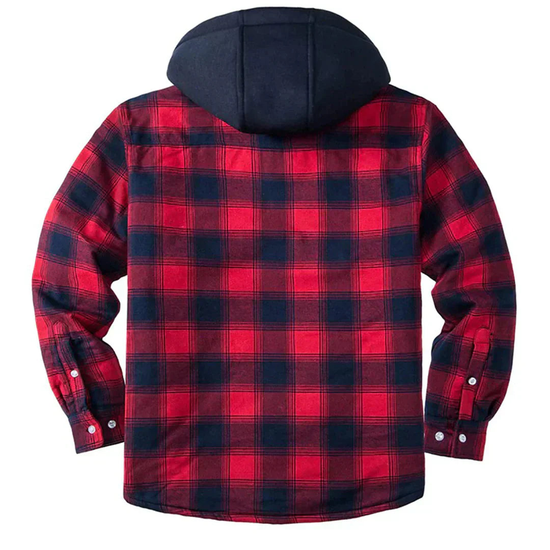 Florian | Plaid Hooded Jacket