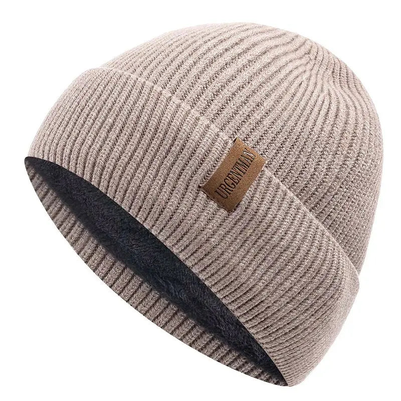 Dennis | Thermal knit beanie (Khaki)