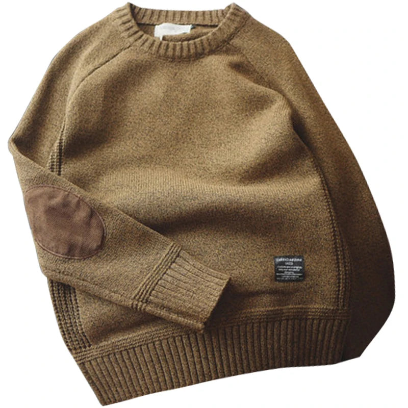 Preston | Elbow patch sweater