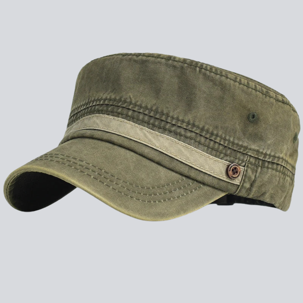 Samuel | Vintage field cap (Army Green)