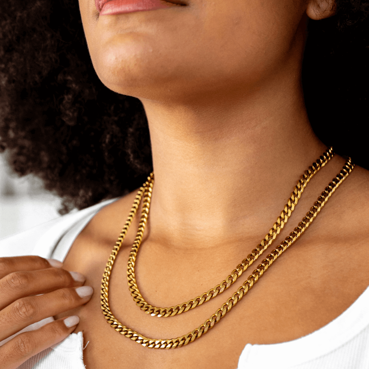 Gold Cuban Link Necklace