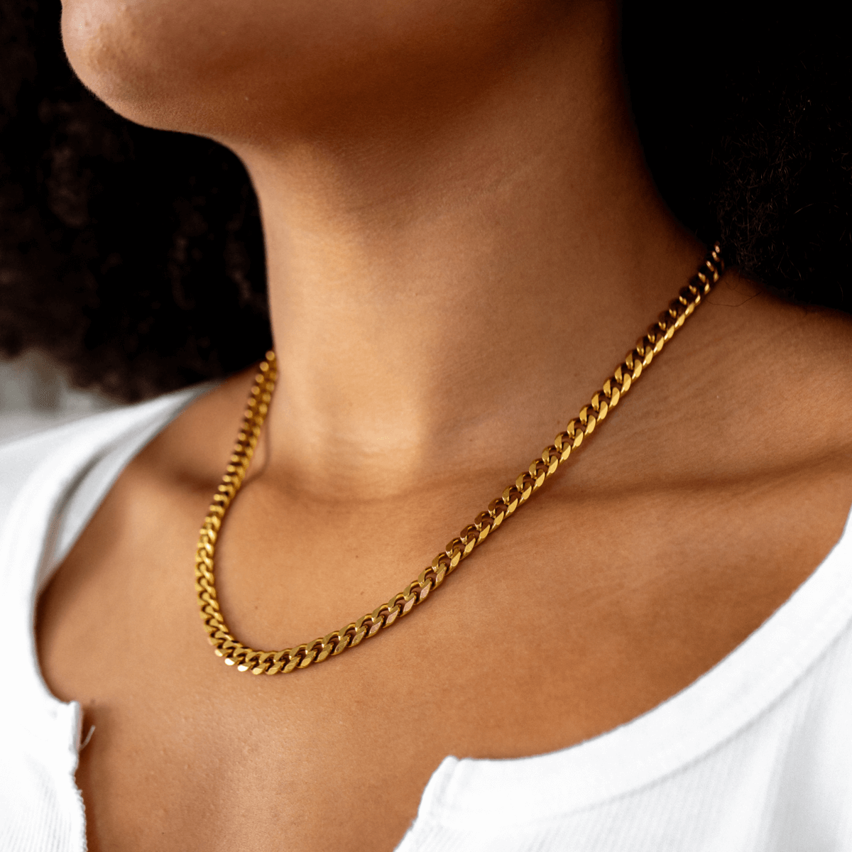 Gold Cuban Link Necklace