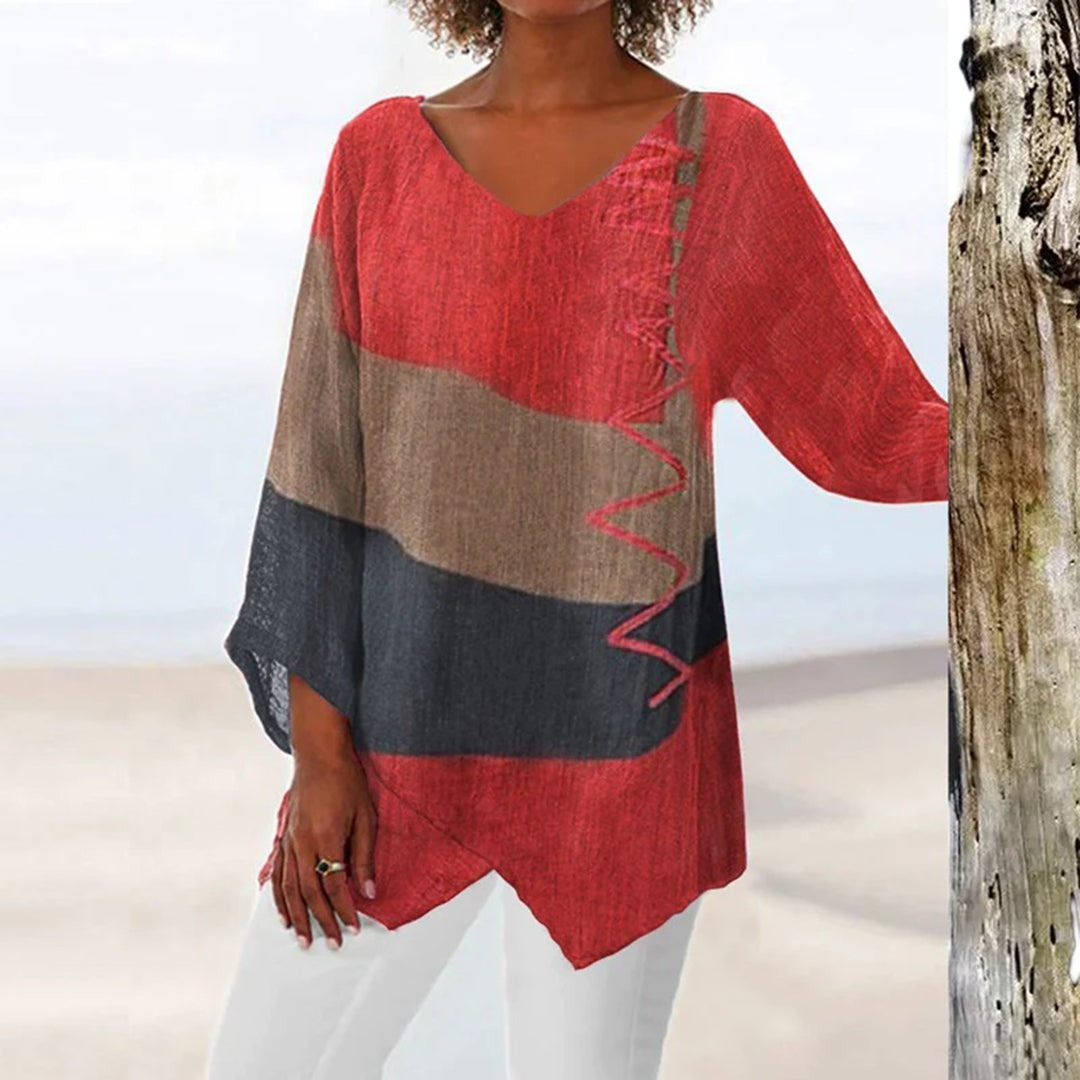 Selma | Elegant sommertop i overstørrelse