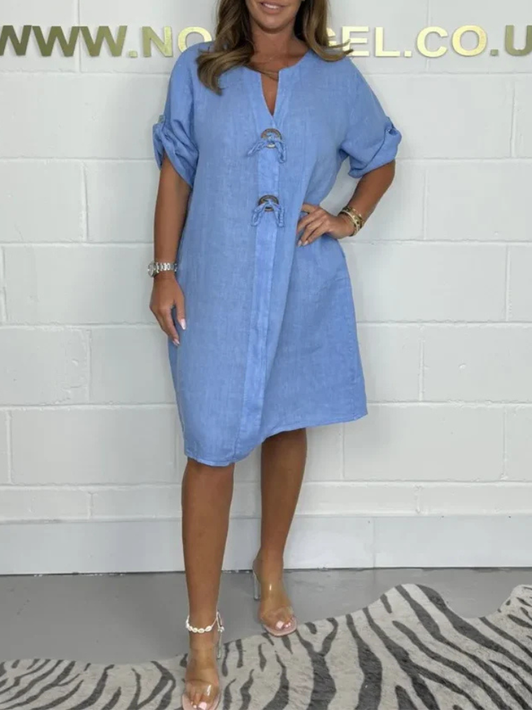 Eleanor | Luxury dress with buttons