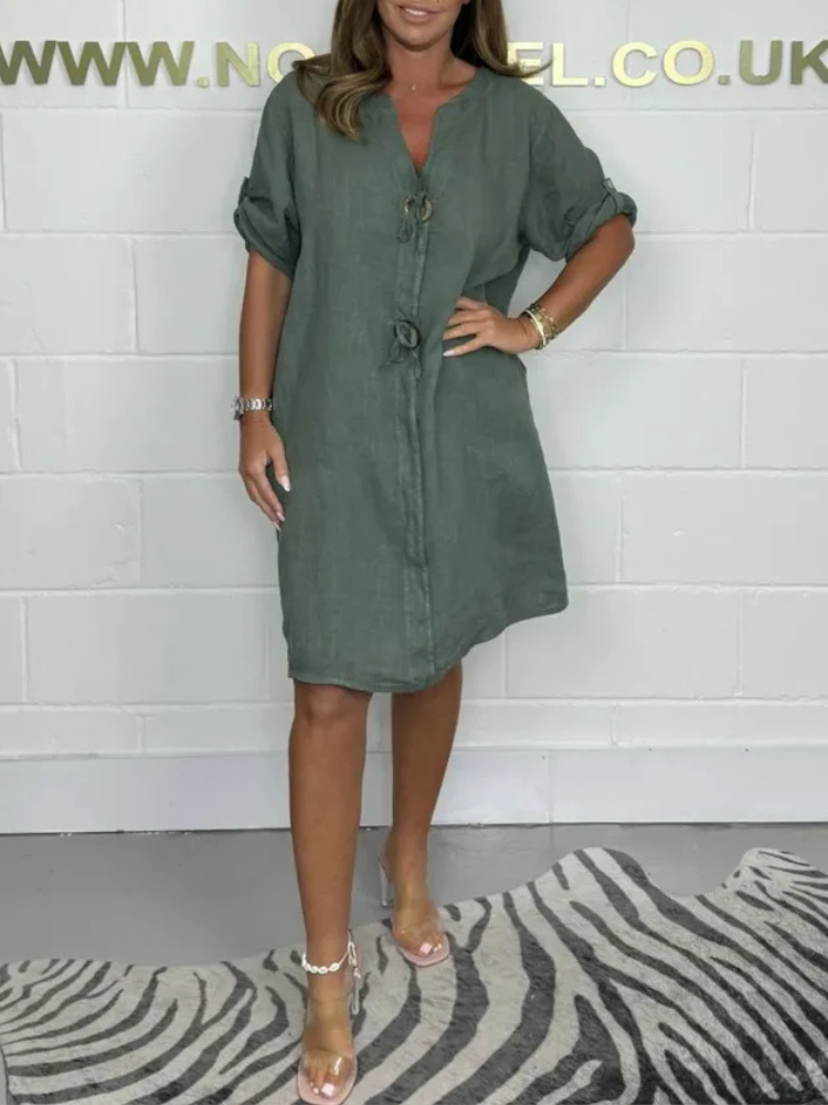 Eleanor | Luxury dress with buttons