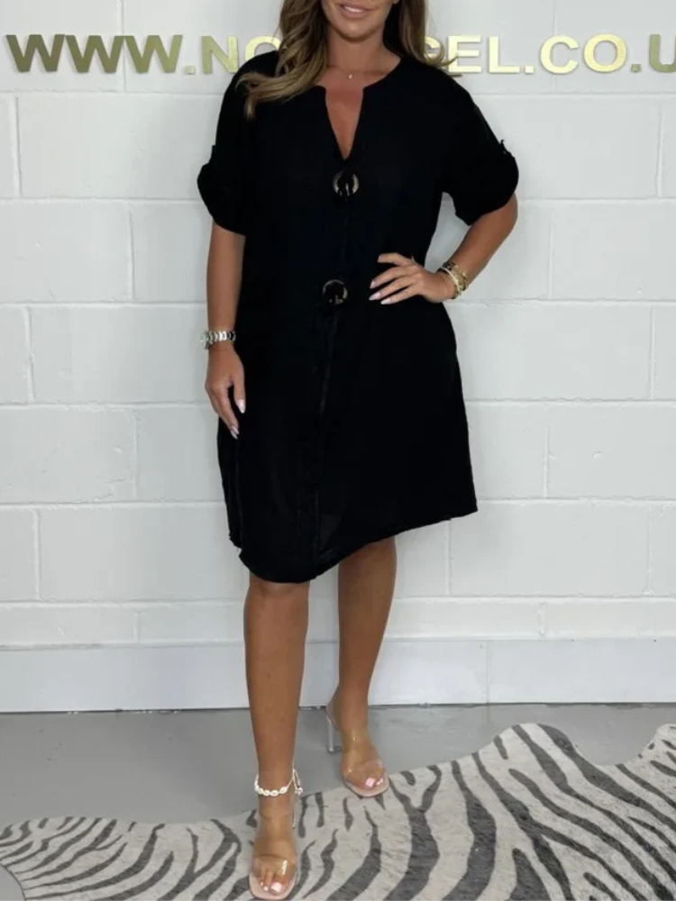 Eleanor | Luxury dress with buttons