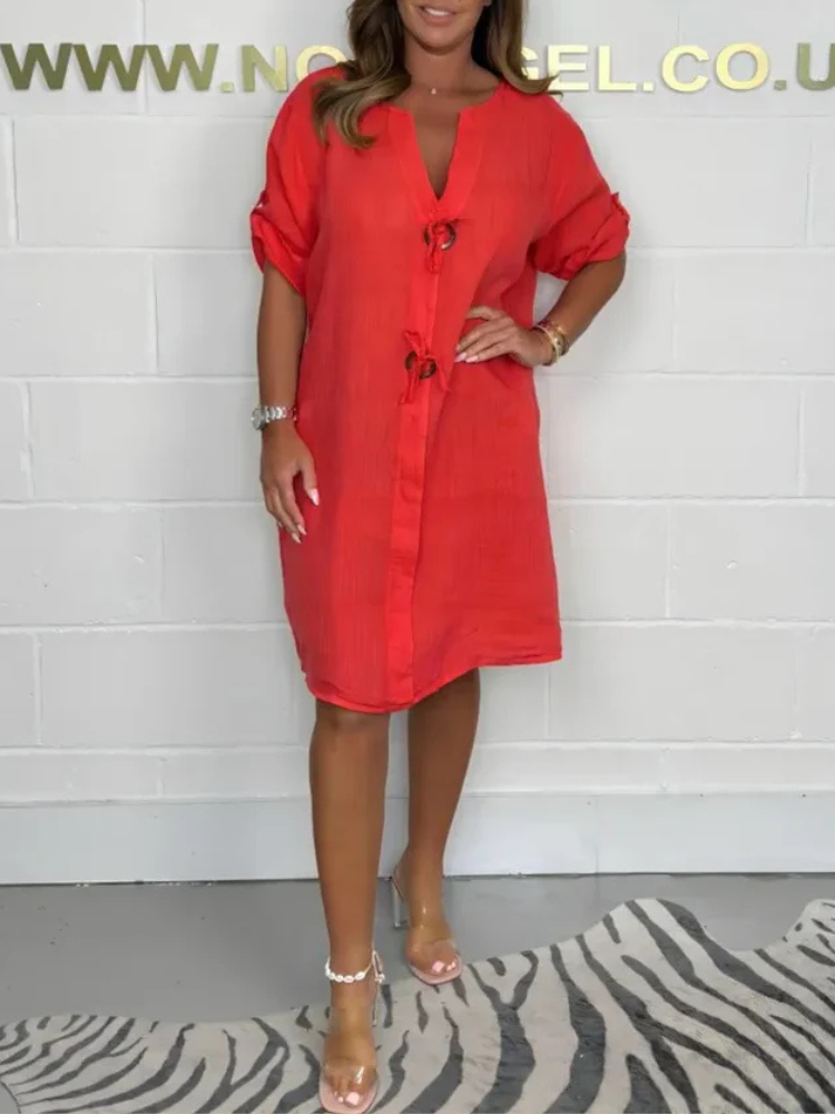 Eleanor | Luxury dress with buttons