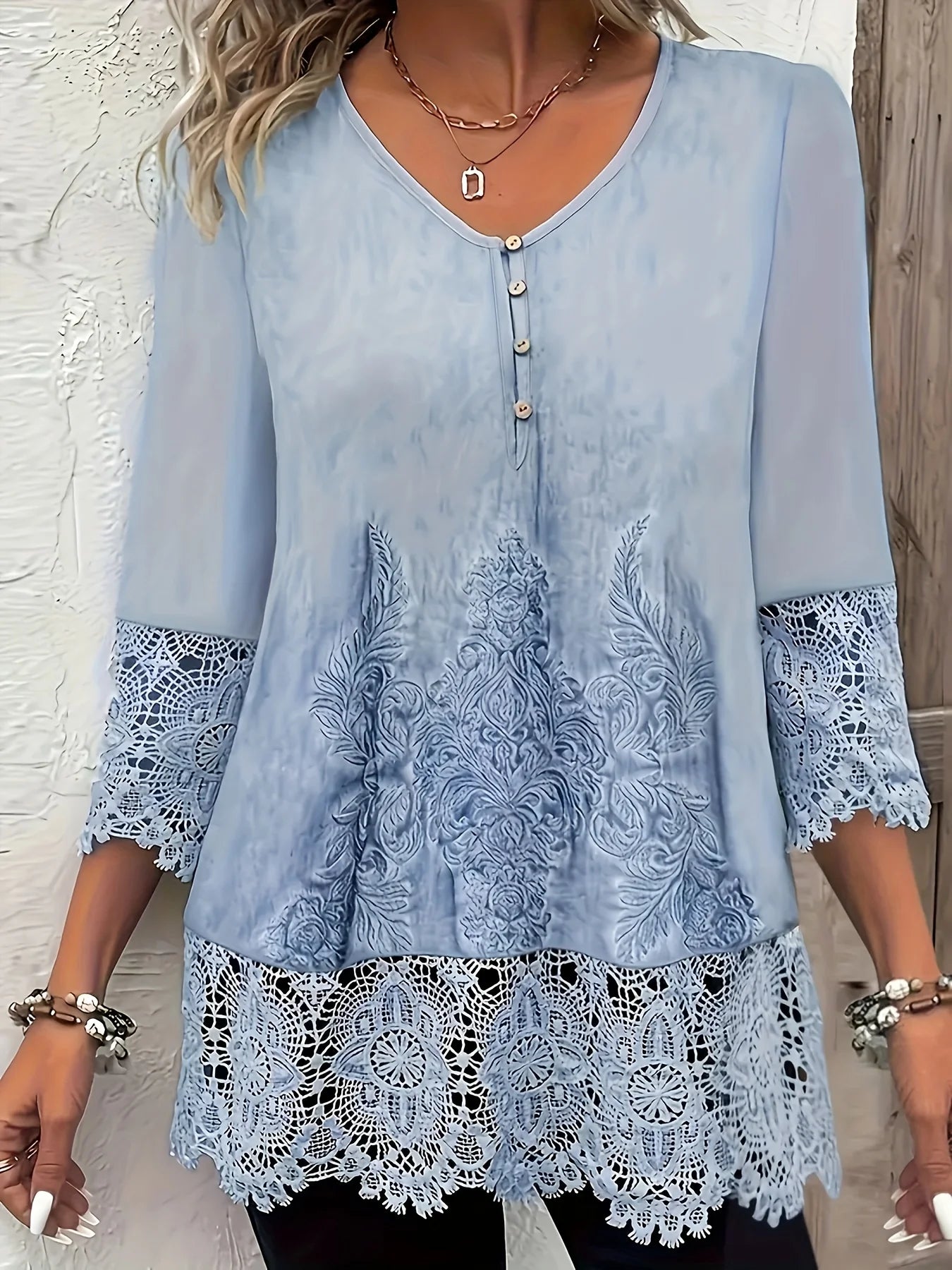 Emma | Luxury dress with beautiful pattern