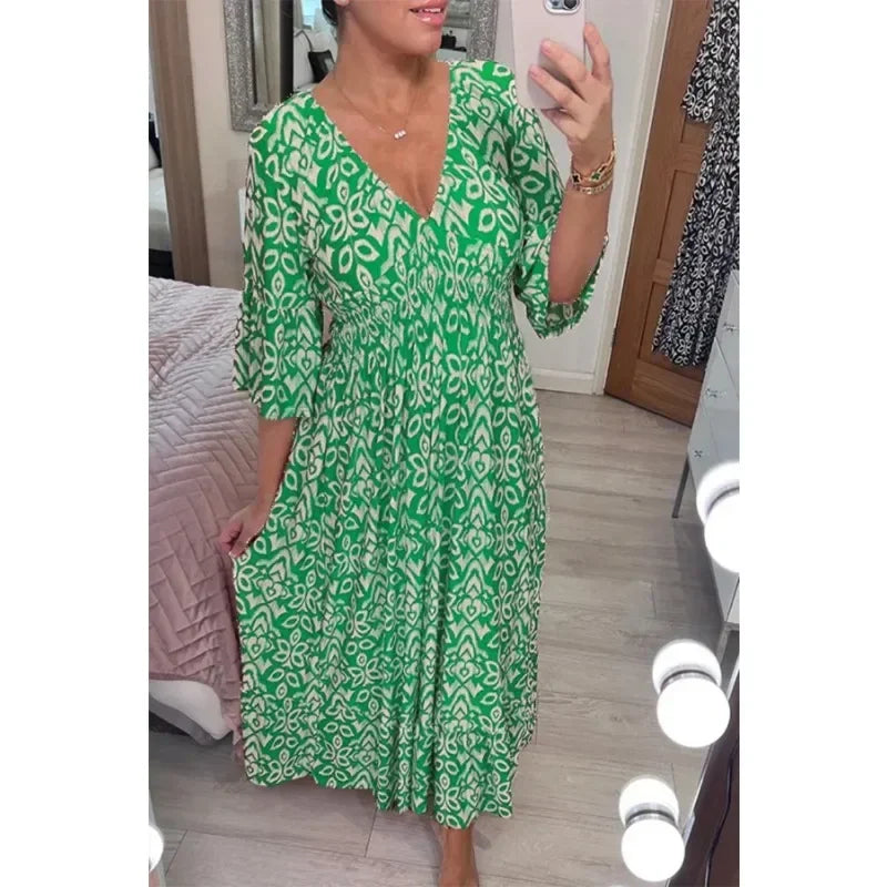 Harper | Dress with beautiful pattern