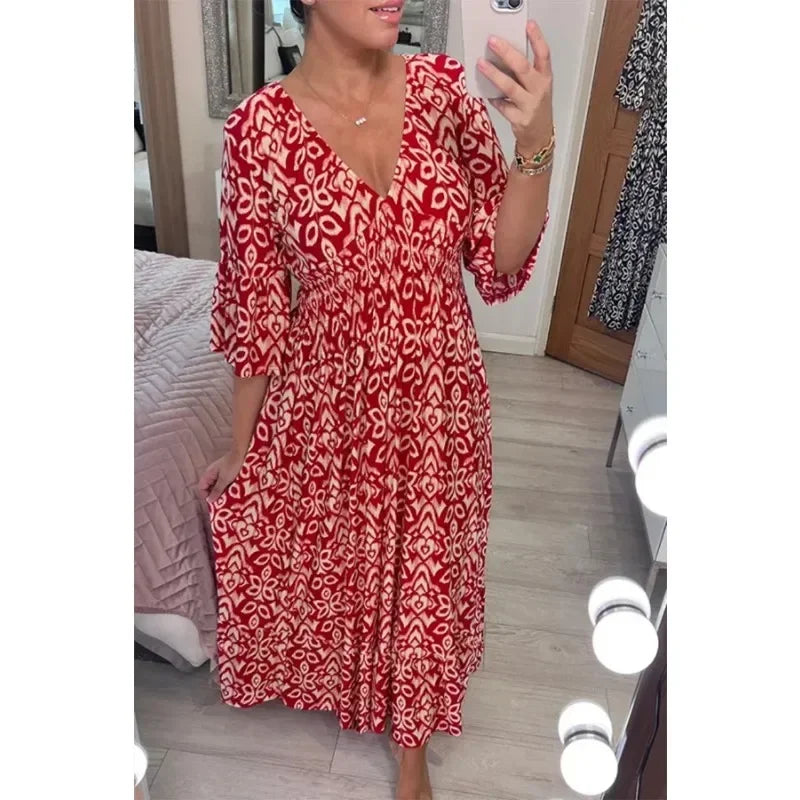 Harper | Dress with beautiful pattern