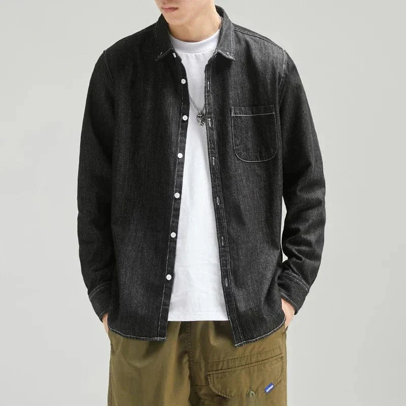 Nathaniel | Classic Denim Shirt