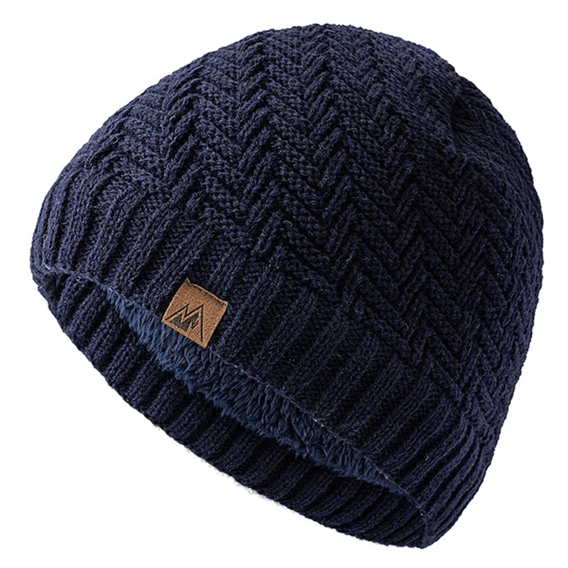 Greg | Heritage knit beanie (Navy Blue)