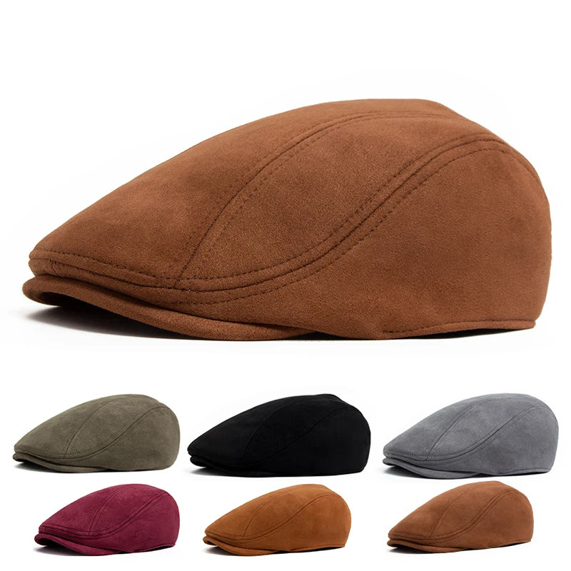 Richard | Suede classic flat cap