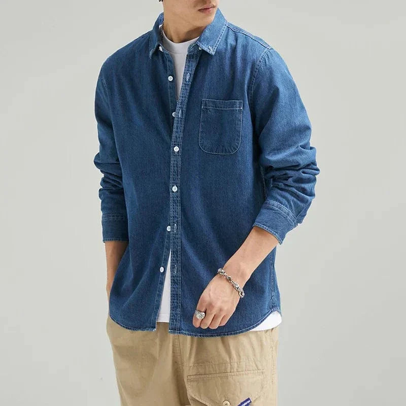 Nathaniel | Classic Denim Shirt