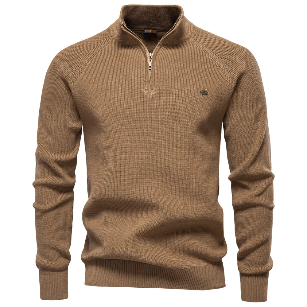 Edwin | Classic half-zip sweater