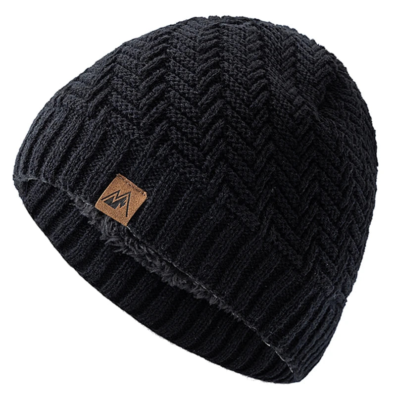 Donald | Heritage knit beanie (Black)