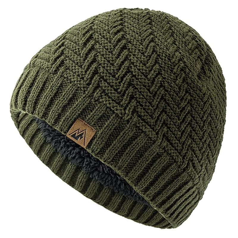 James | Heritage knit beanie (Army Green)