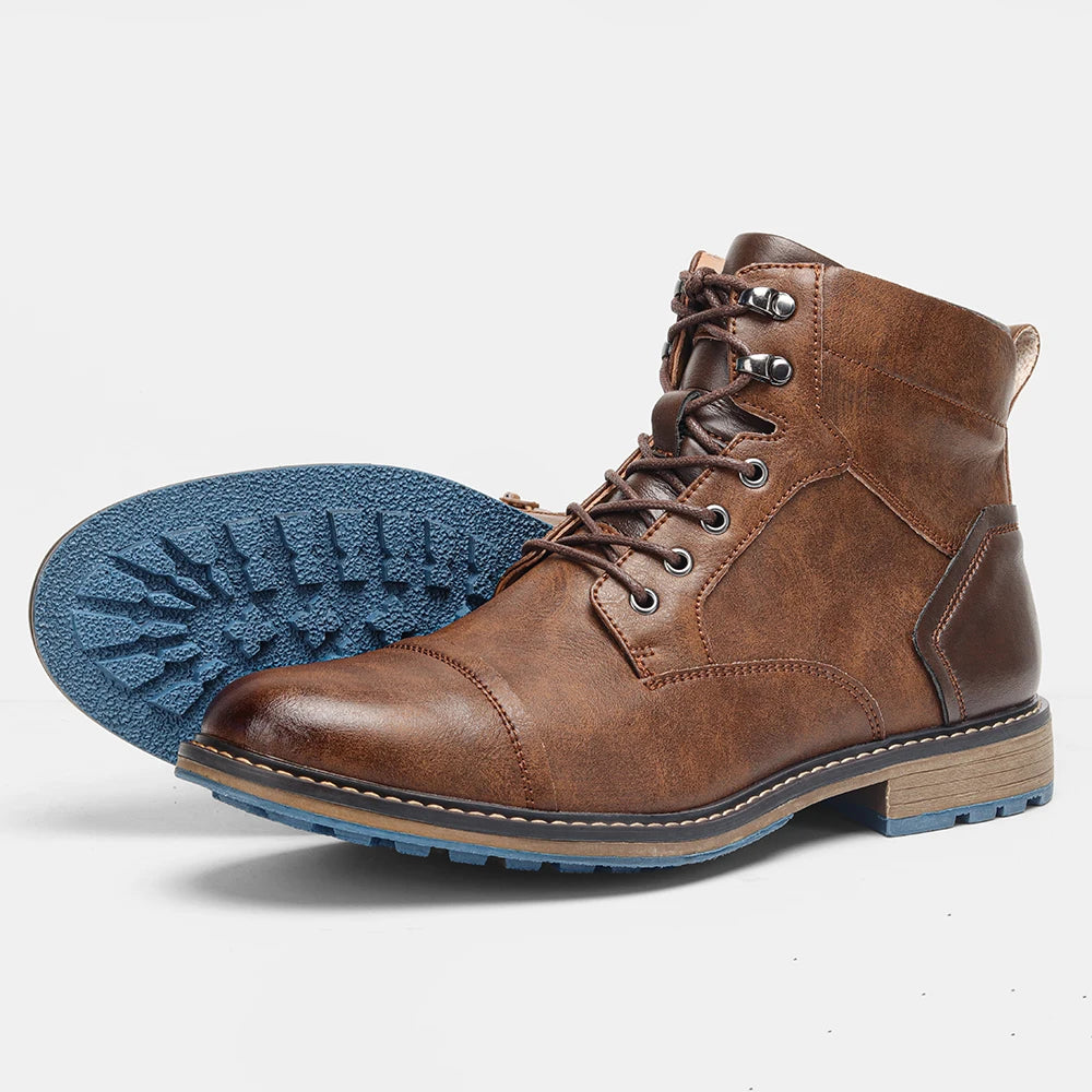 Harold | Premium leather Oxford boots