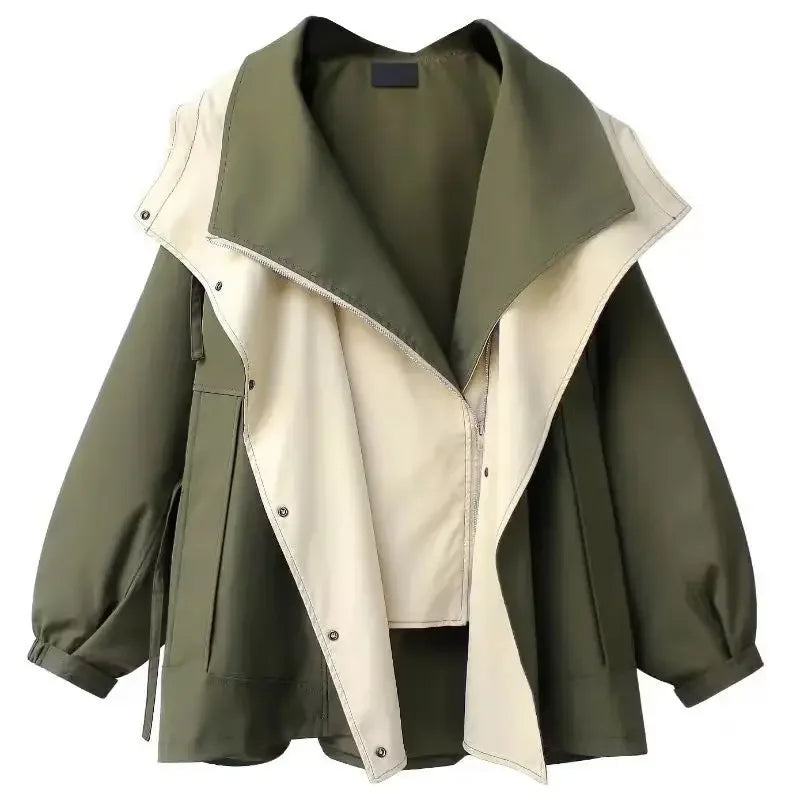 Valerie | Two-Tone Coat